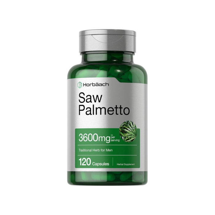 Piping Rock Saw Palmetto 3600mg - Quick Release Capsules for Prostate Health - Image 1
