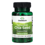 Swanson Full Spectrum Chia Seed - 400mg Fiber per Capsule