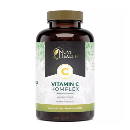 Nuvi Health Vitamin C Complex - Immune Support with Acerola Cherry & Rosehip