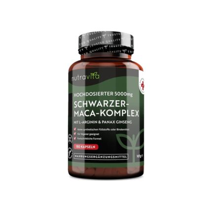 Putravila Black Maca 5000mg | Energy, Vitality & Performance Support