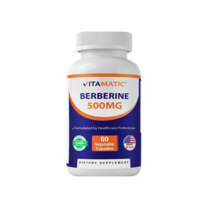 Vitamatic Berberine - 500 mg, 60 Vegetable Capsules