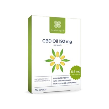 Healthspan CBD Oil 192mg – 30 Capsules