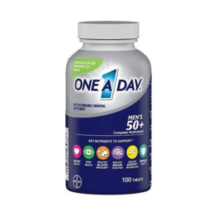 One A Day Men’s 50+ Complete Multivitamin – 100 Tablets