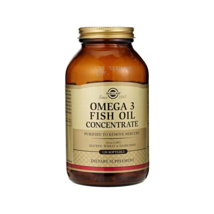 Solgar Omega-3 Fish Oil Concentrate – 120 Softgels