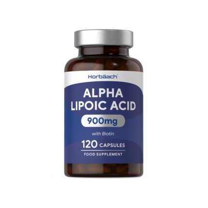 Horbaach Alpha Lipoic Acid 900mg with Biotin