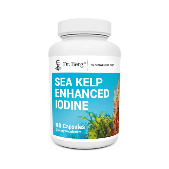 Dr. Berg’s Sea Kelp Enhanced Iodine – 90 Capsules - Image 1