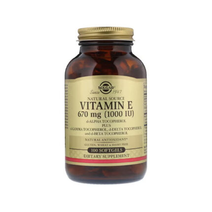 Solgar Natural Source Vitamin E 670 mg (1000 IU)