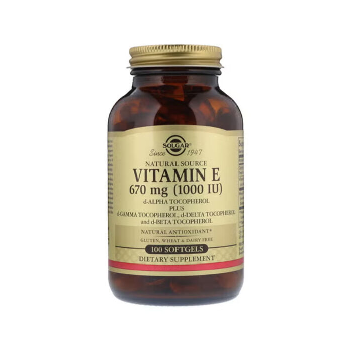 Solgar Natural Source Vitamin E 670 mg (1000 IU) - Image 1