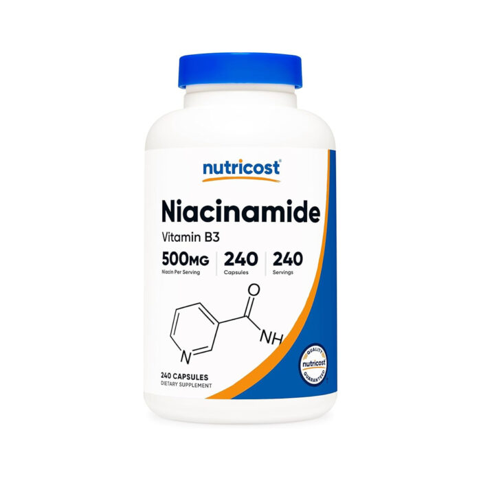 Nutricost Niacinamide (Vitamin B3) 500mg - Image 1