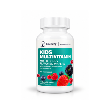 Dr. Berg Kids Multivitamin Mixed Berry Wafers – 60 Chewable Wafers