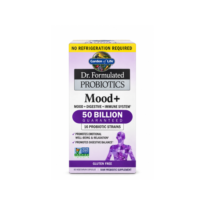 Garden of Life Dr. Formulated Probiotics Mood+ – 60 Capsules - Image 1