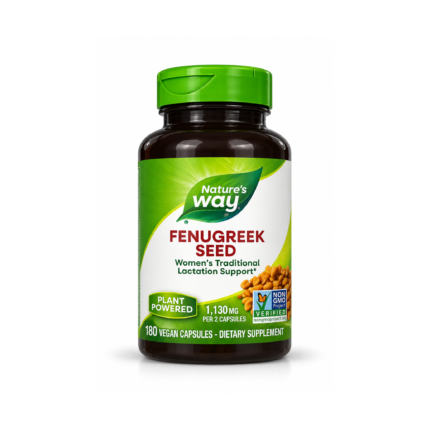 Nature's Way Fenugreek Seed 1,130mg – 180 Vegan Capsules