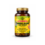 Solgar Ginkgo Biloba Leaf Extract – 180 Vegetable Capsules
